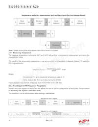 SI7051-A20-ZM Datasheet Page 14