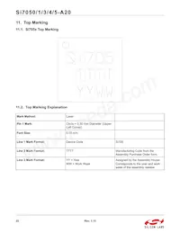 SI7051-A20-ZM Datasheet Page 22