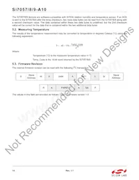 SI7057-A10-IMR Datasheet Page 14
