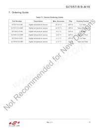 SI7057-A10-IMR Datasheet Page 17