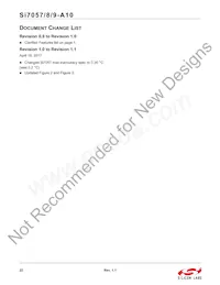 SI7057-A10-IMR Datasheet Page 22