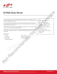SI7060-B-03-IVR Datasheet Copertura