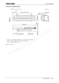 TCD1205DG(8Z Datasheet Page 13