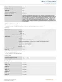 UM30-211118 Datasheet Page 3