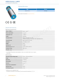 UM30-212111 Datasheet Page 2