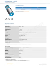 UM30-213111數據表 頁面 2