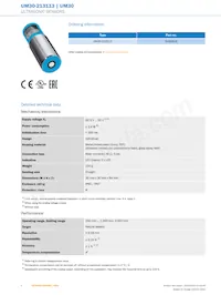 UM30-213113 Datasheet Page 2