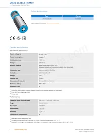 UM30-213118 Datasheet Page 2