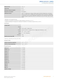 UM30-214113 Datasheet Page 3