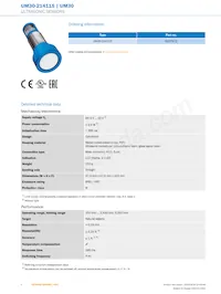 UM30-214115 Datasheet Pagina 2