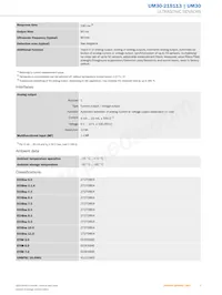 UM30-215113 Datasheet Page 3