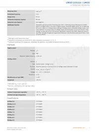 UM30-215118 Datasheet Page 3