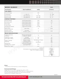 2362-05-000 Datasheet Pagina 2