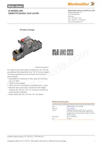 2576150000 Datasheet Copertura