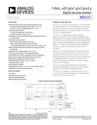ADXL313WACPZ-RL7 Datenblatt Cover
