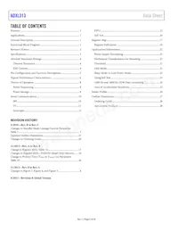 ADXL313WACPZ-RL7 Datasheet Page 2