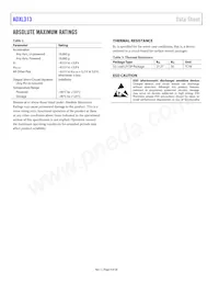 ADXL313WACPZ-RL7 Datasheet Page 4