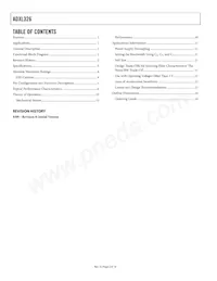 ADXL326BCPZ-RL Datasheet Page 2