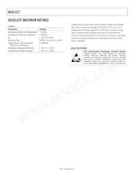 ADXL327BCPZ-RL Datasheet Page 4