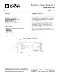 ADXL335BCPZ-RL Datasheet Cover