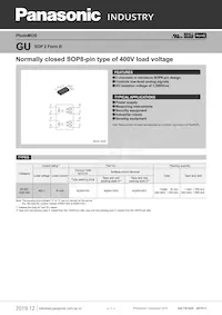 AQW414S Datasheet Cover