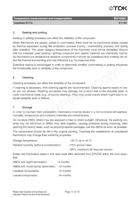 B57150K1242J000 Datasheet Pagina 11