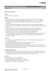 B57150K1242J000 Datasheet Page 13