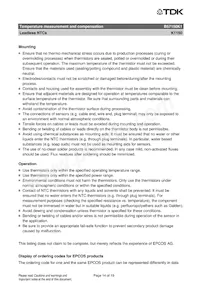 B57150K1242J000 Datasheet Pagina 14