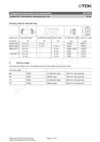 B57164K0330K052 Datasheet Page 12