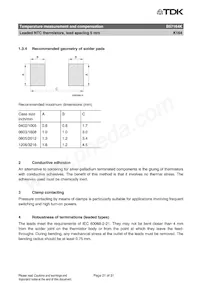 B57164K0330K052 Datasheet Pagina 21