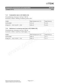 B57350K102J Datasheet Pagina 6