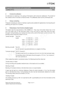 B57350K102J Datasheet Pagina 10