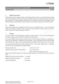 B57350K102J Datasheet Pagina 11