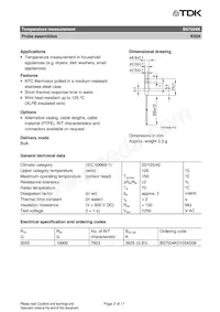 B57504K0103A009 Datenblatt Seite 2