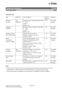 B57504K0103A009 Datasheet Pagina 3