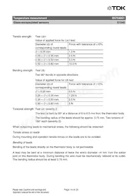 B57540G1104G000 Datasheet Page 14