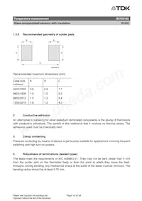 B57551G1103G005 데이터 시트 페이지 16