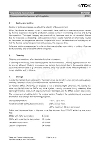 B57561G1103G005 Datasheet Page 18