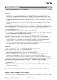 B57561G1103G005 Datasheet Pagina 21