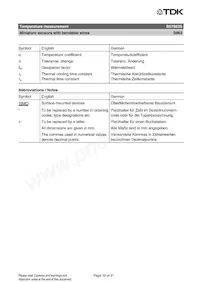 B57863S0303G040 Datasheet Pagina 19