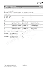 B57871S0303F000 Datasheet Page 12