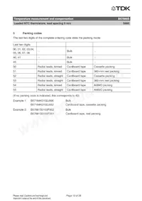 B57885S0303F000 Datasheet Page 13