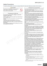 B5W-LD0101-2 Datasheet Page 4