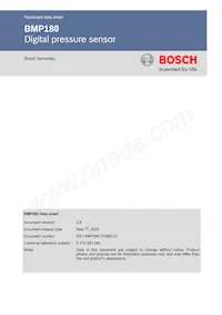 BMP180 Datasheet Cover