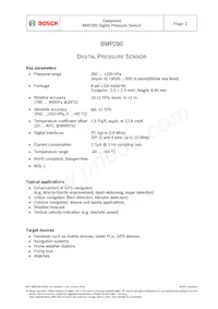 BMP280 Datasheet Page 2
