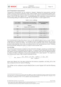 BMP280 Datasheet Page 13