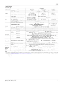 CA1BD-12V-N-5 Datasheet Pagina 3
