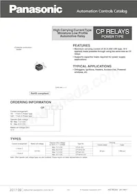 CP1AH-12V Datasheet Cover