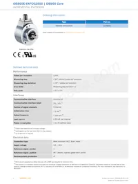 DBS60E-S4FC02500 Datasheet Pagina 2