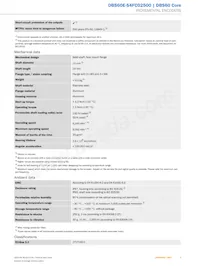 DBS60E-S4FC02500 Datasheet Page 3